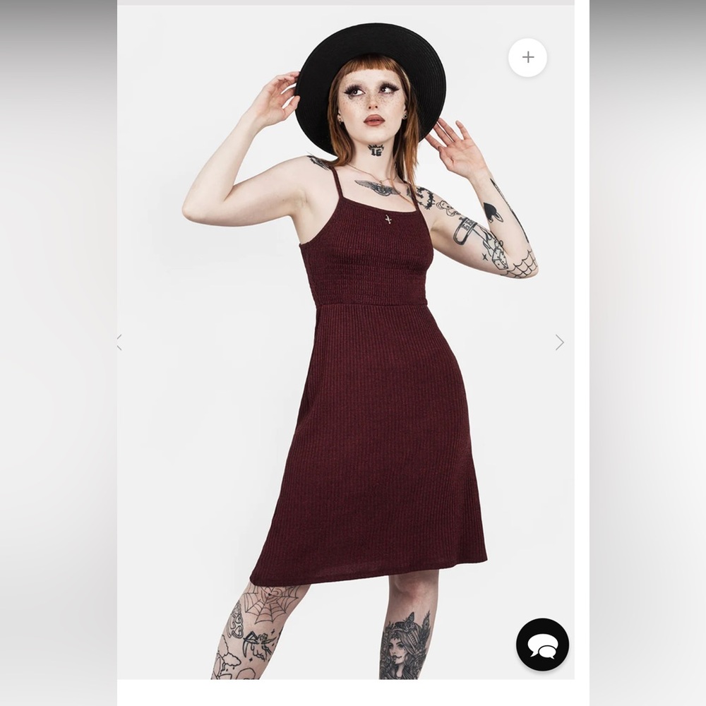 Disturbia mundi shirred midi dress- size UK 10